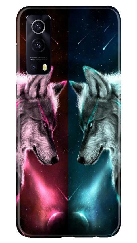 Wolf fight Case for Vivo iQOO Z3 5G (Design No. 221)
