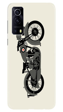 MotorCycle Mobile Back Case for Vivo iQOO Z3 5G (Design - 259)