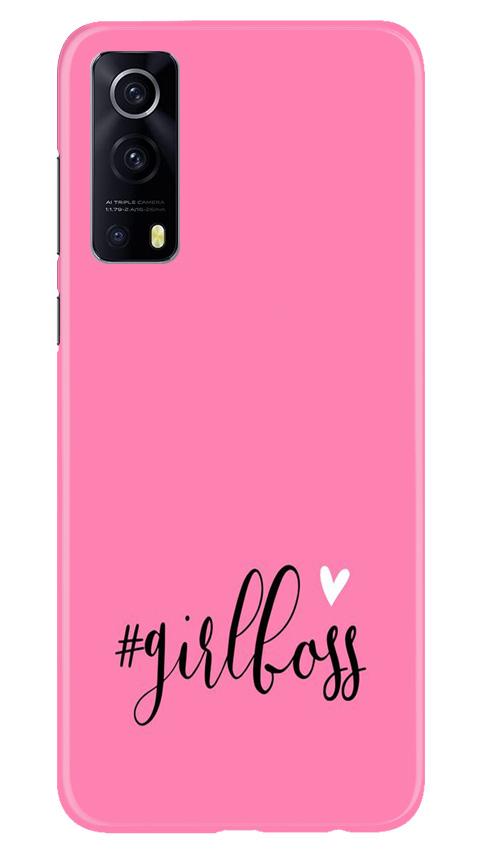 Girl Boss Pink Case for Vivo iQOO Z3 5G (Design No. 269)