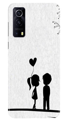 Cute Kid Couple Mobile Back Case for Vivo iQOO Z3 5G (Design - 283)