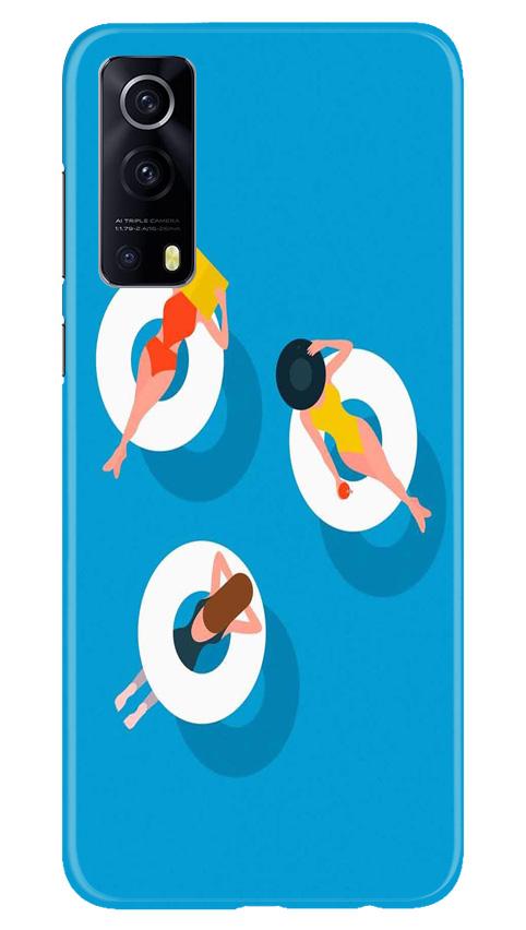Girlish Mobile Back Case for Vivo iQOO Z3 5G (Design - 306)