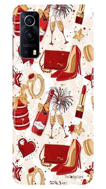 Girlish Mobile Back Case for Vivo iQOO Z3 5G (Design - 312)