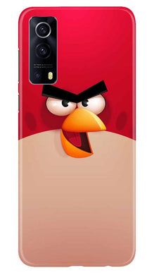 Angry Bird Red Mobile Back Case for Vivo iQOO Z3 5G (Design - 325)