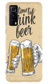 Drink Beer Mobile Back Case for Vivo iQOO Z3 5G (Design - 328)