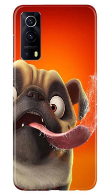 Dog Mobile Back Case for Vivo iQOO Z3 5G (Design - 343)