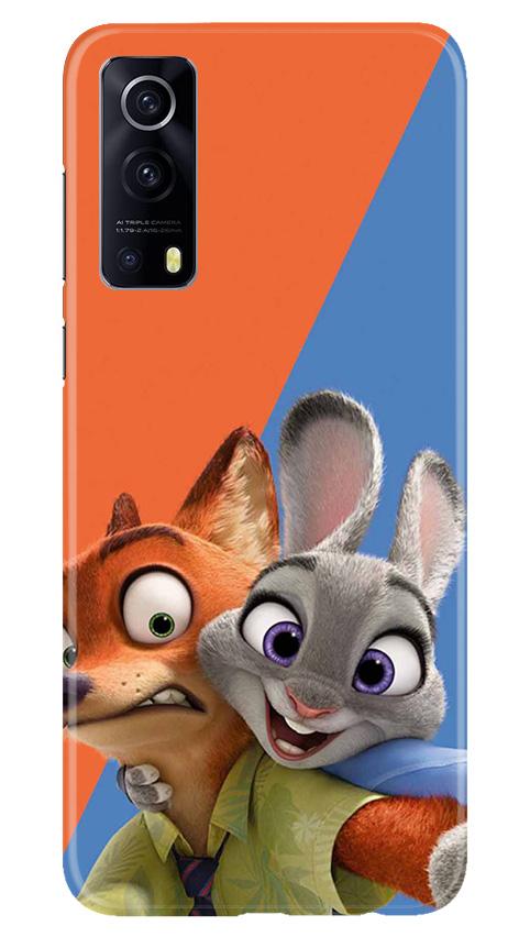 Cartoon Mobile Back Case for Vivo iQOO Z3 5G (Design - 346)