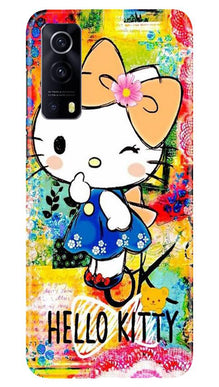 Hello Kitty Mobile Back Case for Vivo iQOO Z3 5G (Design - 362)