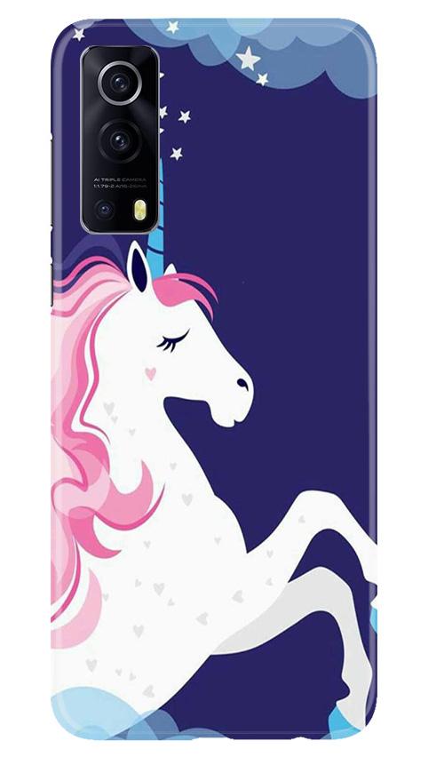 Unicorn Mobile Back Case for Vivo iQOO Z3 5G (Design - 365)