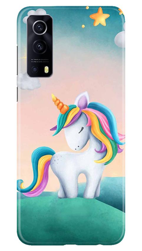Unicorn Mobile Back Case for Vivo iQOO Z3 5G (Design - 366)