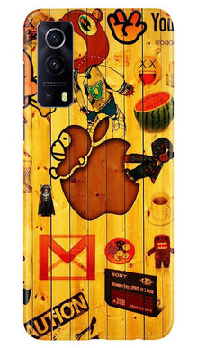 Wooden Texture Mobile Back Case for Vivo iQOO Z3 5G (Design - 367)