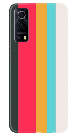 Color Pattern Mobile Back Case for Vivo iQOO Z3 5G (Design - 369)