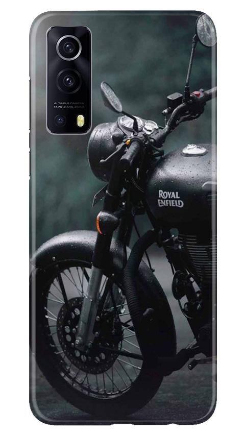 Royal Enfield Mobile Back Case for Vivo iQOO Z3 5G (Design - 380)