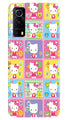 Kitty Mobile Back Case for Vivo iQOO Z3 5G (Design - 400)