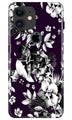 white flowers Case for iPhone 11 Logo Cut