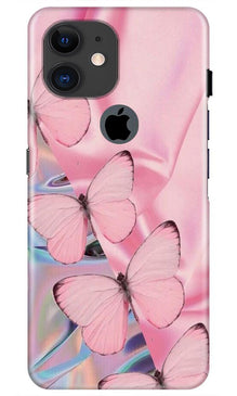 Butterflies Mobile Back Case for iPhone 11 Logo Cut (Design - 26)
