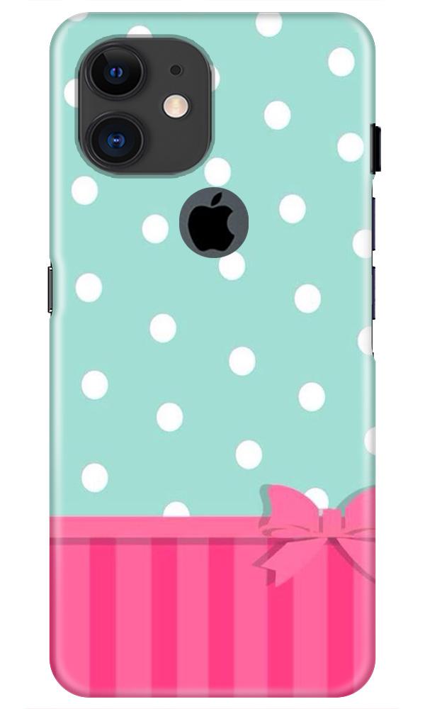 Gift Wrap Case for iPhone 11 Logo Cut
