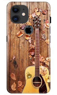 Guitar Mobile Back Case for iPhone 11 Logo Cut (Design - 43)