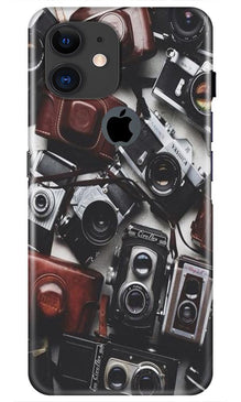 Cameras Mobile Back Case for iPhone 11 Logo Cut (Design - 57)