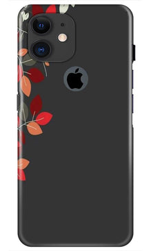 Grey Background Mobile Back Case for iPhone 11 Logo Cut (Design - 71)