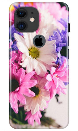 Coloful Daisy Case for iPhone 11 Logo Cut