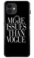More Issues than Vague Case for iPhone 11 Logo Cut