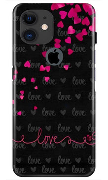 Love in Air Mobile Back Case for iPhone 11 Logo Cut (Design - 89)