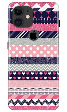 Pattern3 Mobile Back Case for iPhone 11 Logo Cut (Design - 90)