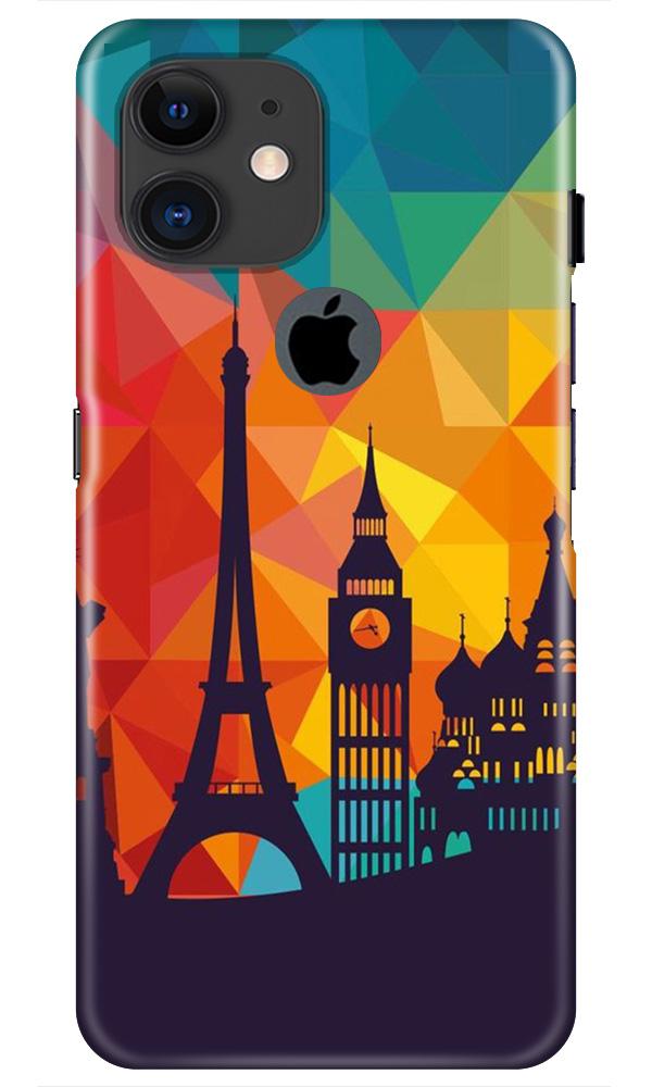 Eiffel Tower2 Case for iPhone 11 Logo Cut