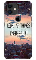 Look at things different Case for iPhone 11 Logo Cut