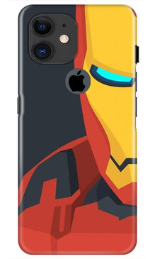 Iron Man Superhero Mobile Back Case for iPhone 11 Logo Cut  (Design - 120)