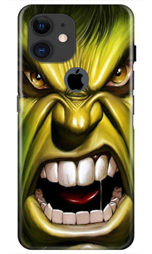 Hulk Superhero Mobile Back Case for iPhone 11 Logo Cut  (Design - 121)