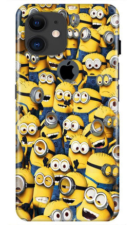 Minions Case for iPhone 11 Logo Cut(Design - 126)