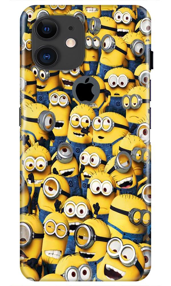 Minions Case for iPhone 11 Logo Cut  (Design - 126)