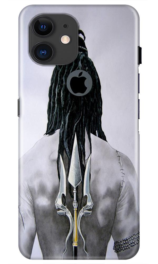 Lord Shiva Case for iPhone 11 Logo Cut  (Design - 135)