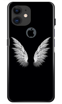 Angel Mobile Back Case for iPhone 11 Logo Cut  (Design - 142)
