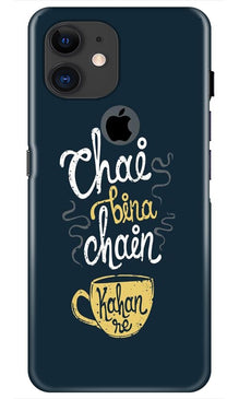 Chai Bina Chain Kahan Mobile Back Case for iPhone 11 Logo Cut  (Design - 144)