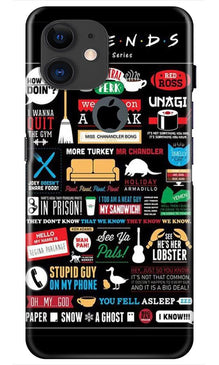 Friends Mobile Back Case for iPhone 11 Logo Cut  (Design - 145)