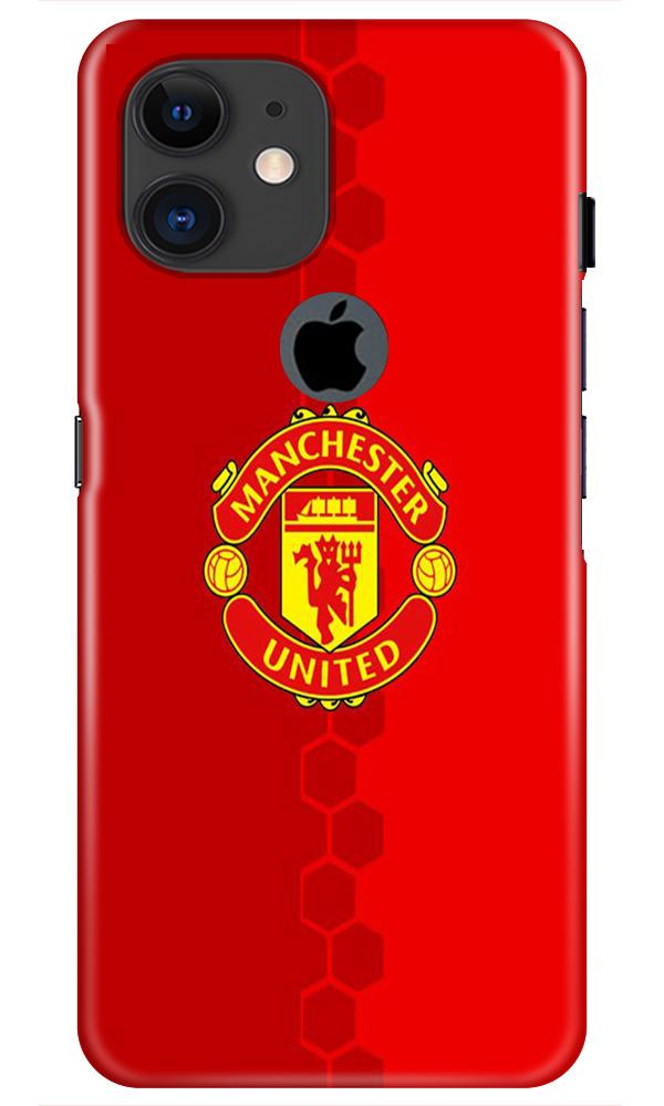 Manchester United Case for iPhone 11 Logo Cut(Design - 157)