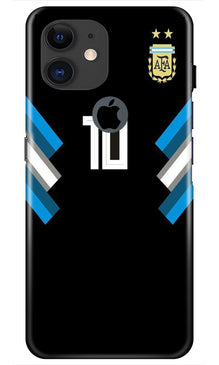 Argentina Mobile Back Case for iPhone 11 Logo Cut  (Design - 173)