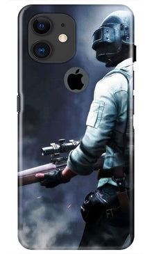 Pubg Mobile Back Case for iPhone 11 Logo Cut  (Design - 179)