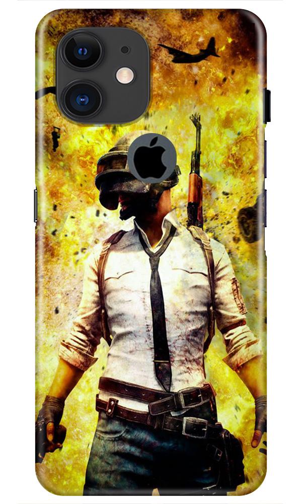 Pubg Case for iPhone 11 Logo Cut  (Design - 180)