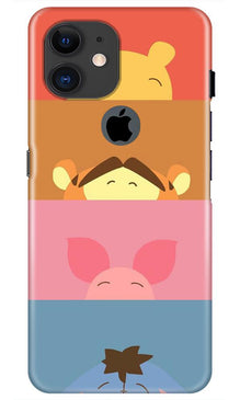 Cartoon Mobile Back Case for iPhone 11 Logo Cut (Design - 183)