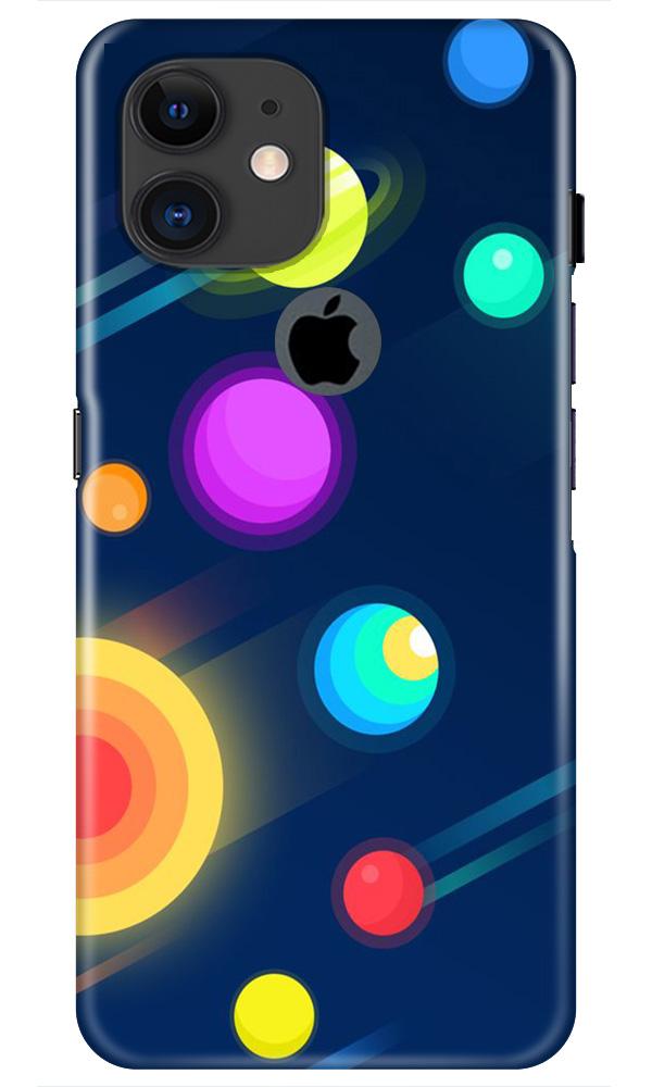 Solar Planet Case for iPhone 11 Logo Cut (Design - 197)
