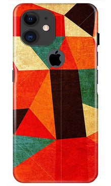 Modern Art Mobile Back Case for iPhone 11 Logo Cut (Design - 203)