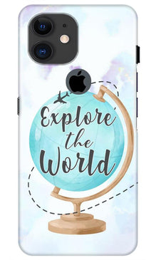 Explore the World Mobile Back Case for iPhone 11 Logo Cut (Design - 207)