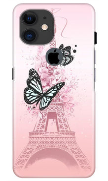 Eiffel Tower Mobile Back Case for iPhone 11 Logo Cut (Design - 211)