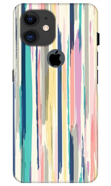 Modern Art Mobile Back Case for iPhone 11 Logo Cut (Design - 241)