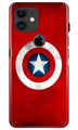 Captain America Case for iPhone 11 Logo Cut (Design No. 249)
