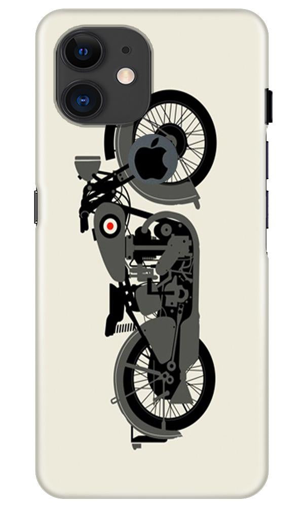 MotorCycle Case for iPhone 11 Logo Cut (Design No. 259)