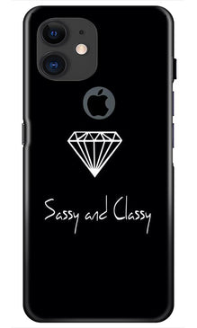 Sassy and Classy Mobile Back Case for iPhone 11 Logo Cut (Design - 264)
